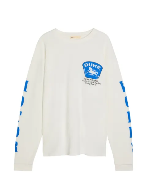 DUKE & DEXTER waffle print t-shirt