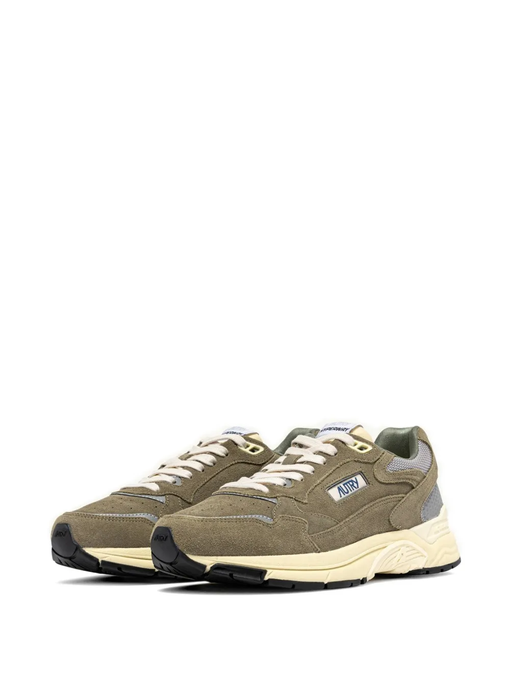 Autry Hyperway suède low-top sneakers Groen