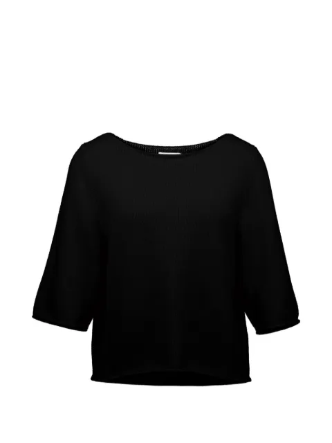 Allude suéter tejido con cuello barco