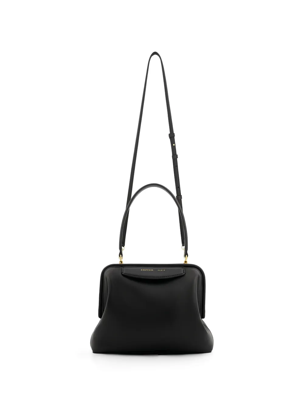  Carven Mini Carmen Leather Tote Bag - Black 