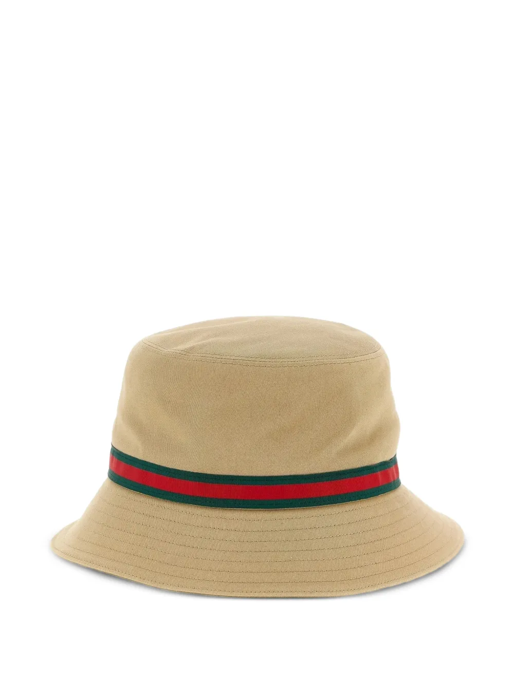  Gucci Ana Web Bucket Hat - Neutrals 