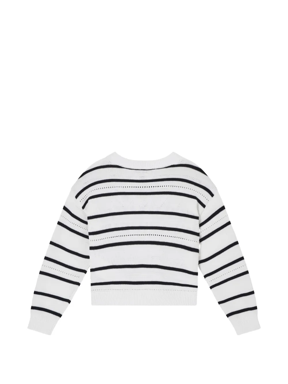 Striped-Pattern Sweater