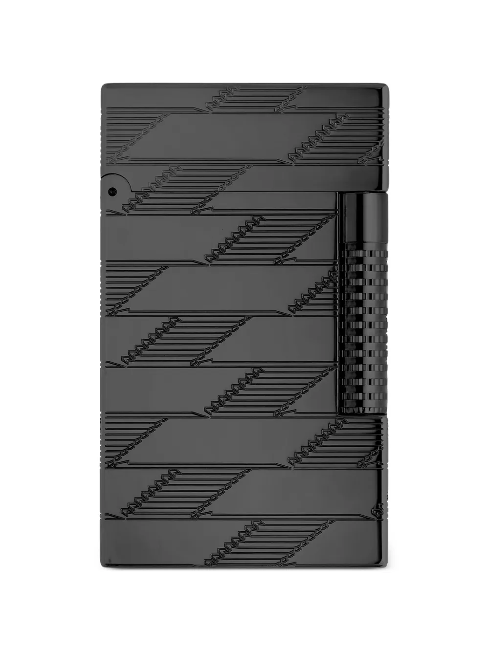 S.T. Dupont Accendino con logo goffrato - Nero