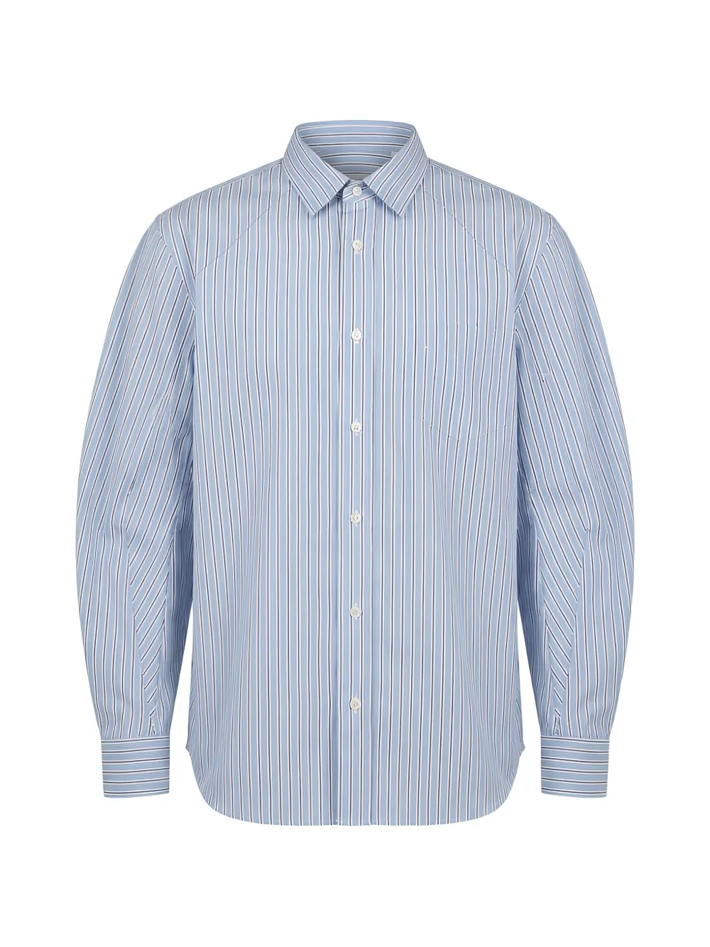sacai 条纹衬衫 | 蓝色 | Image 1