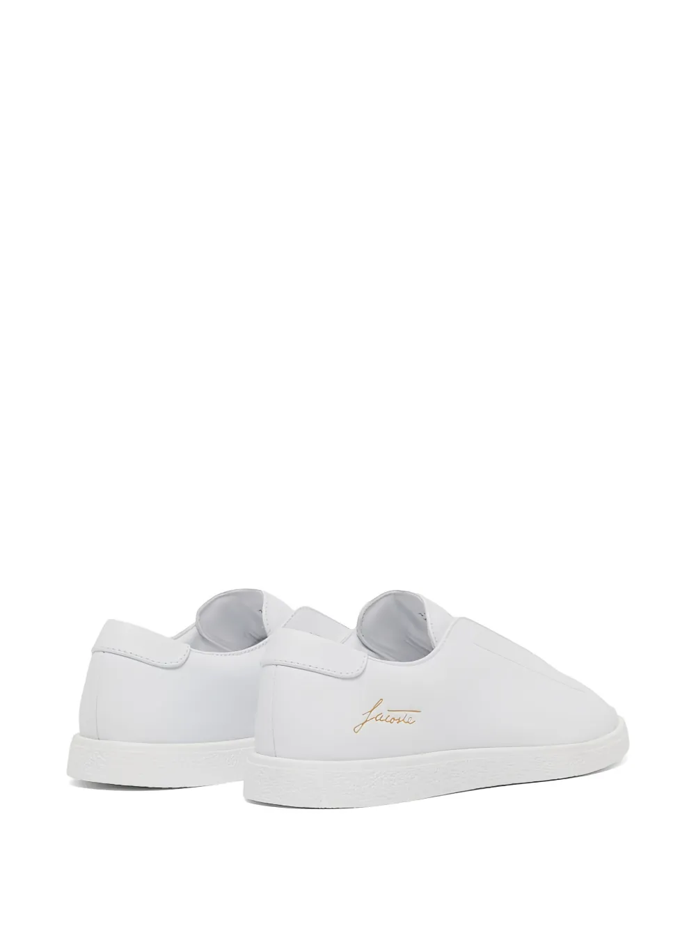 Lacoste Signature slip-on sneakers Wit