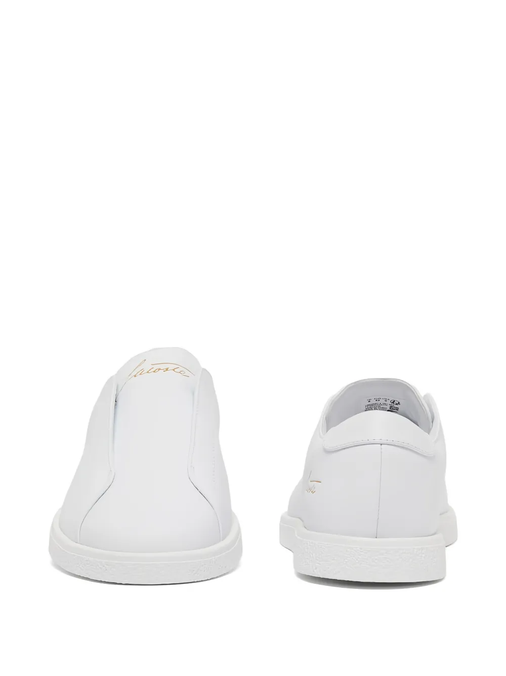 Lacoste Signature slip-on sneakers Wit