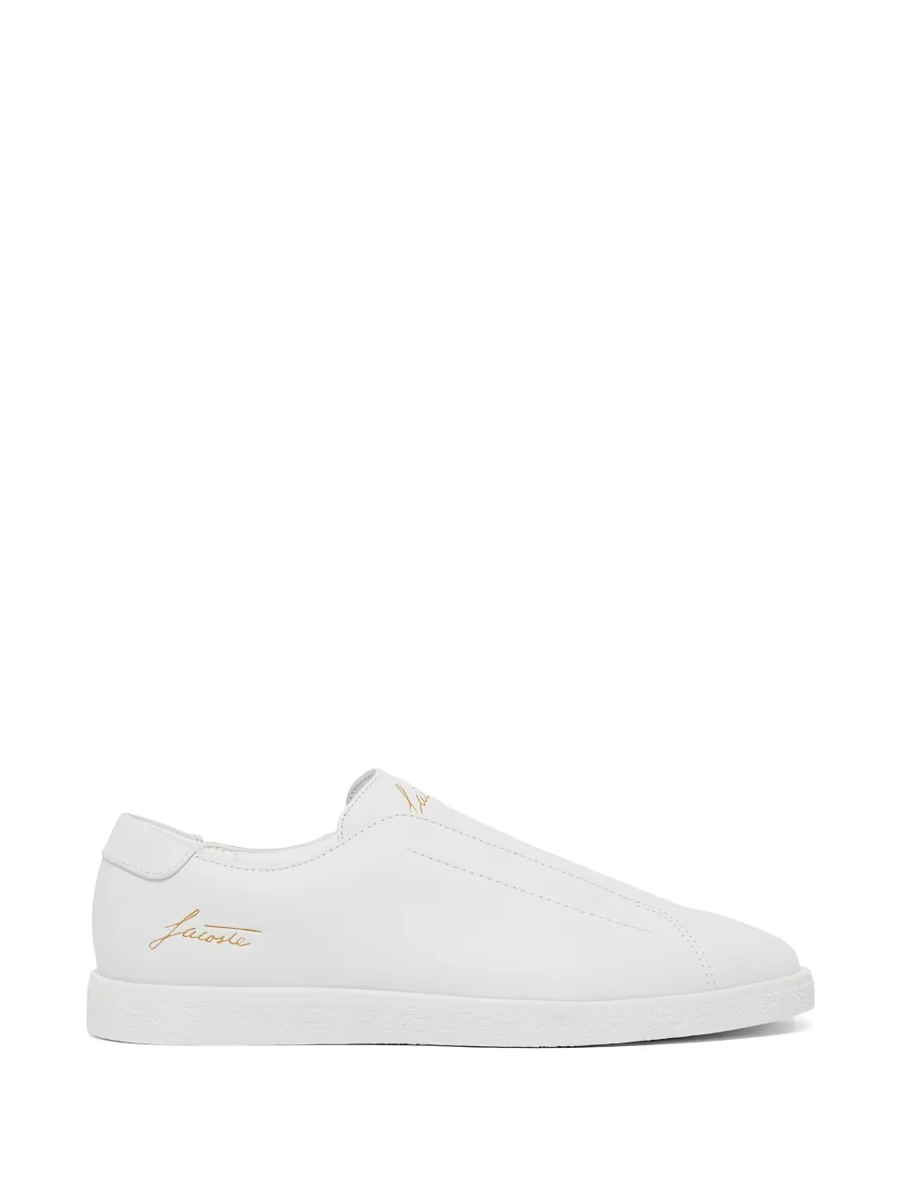 Lacoste signature slip-on sneakers - Bianco