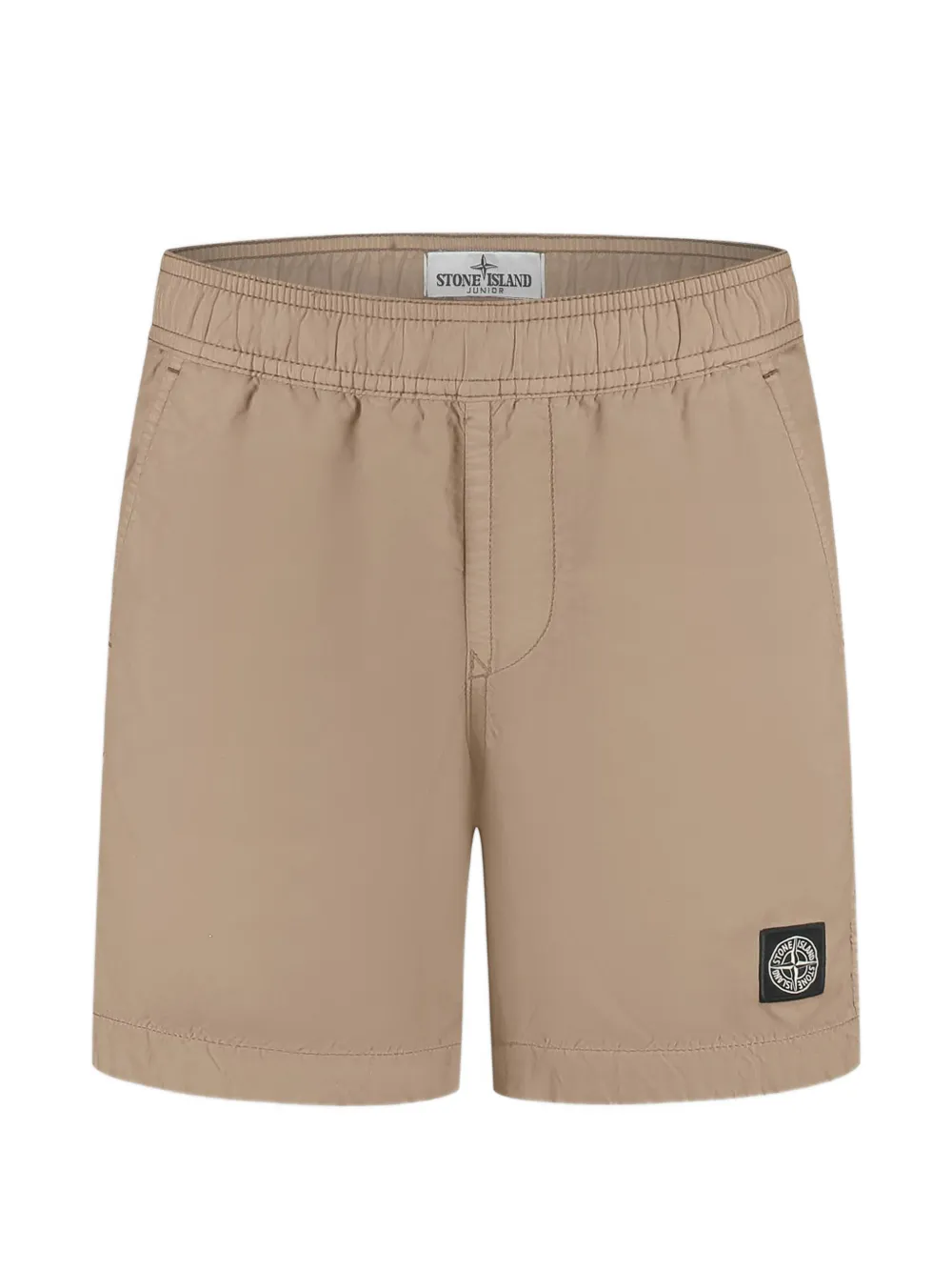 Stone Island Junior Costume da bagno con applicazione - Toni neutri