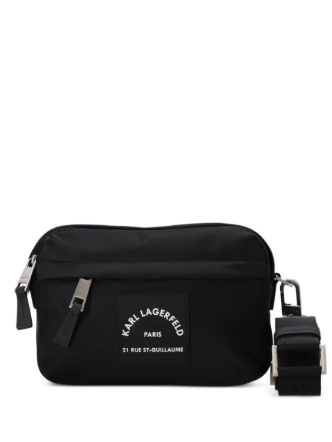 Karl Lagerfeld logo-patch messenger bag