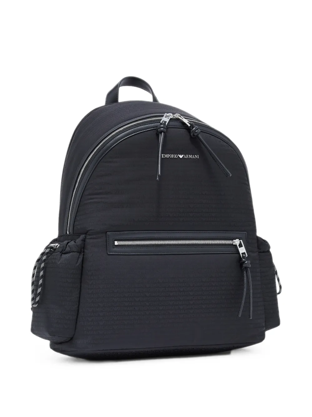 Emporio Armani Rugzak met logoplakkaat Zwart