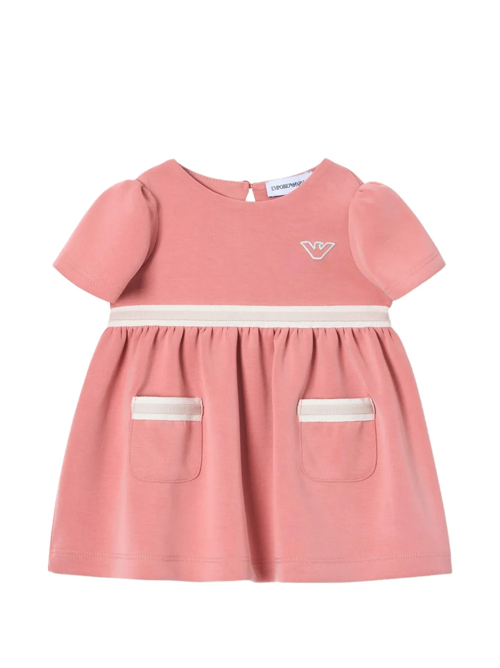 Emporio Armani Kids pocket short-sleeve dress - Rosa
