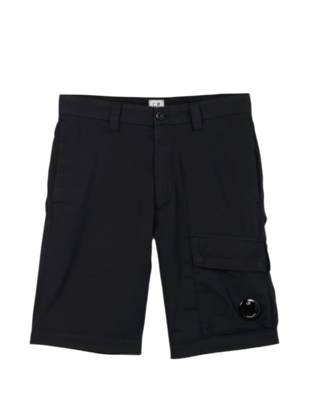 C.P. Company Lens-detail cargo pocket shorts - Nero