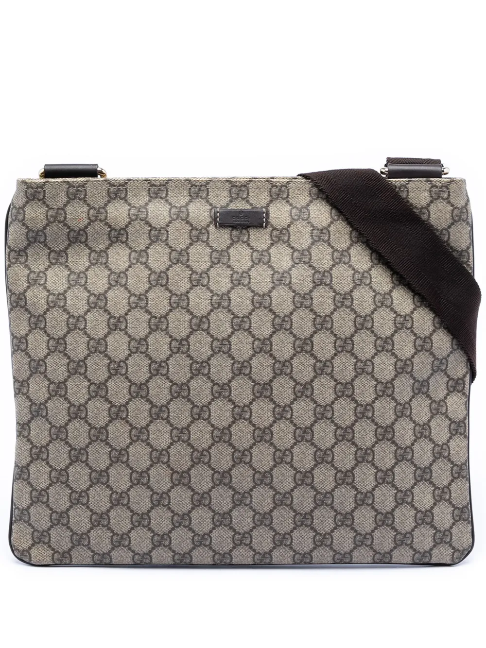 Gucci Pre-Owned 2016-2026 GG Supreme crossbody bag - Marrone