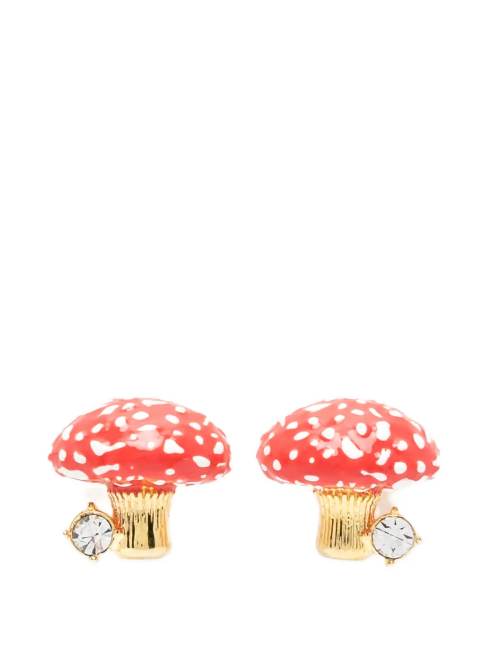 LES NEREIDES mushroom earrings - Oro