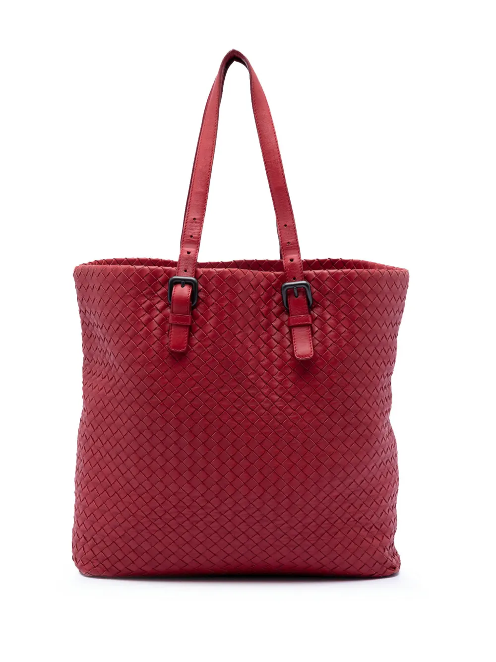 Bottega Veneta Pre-Owned 2012-2025 Nappa Intrecciato tote bag - Red