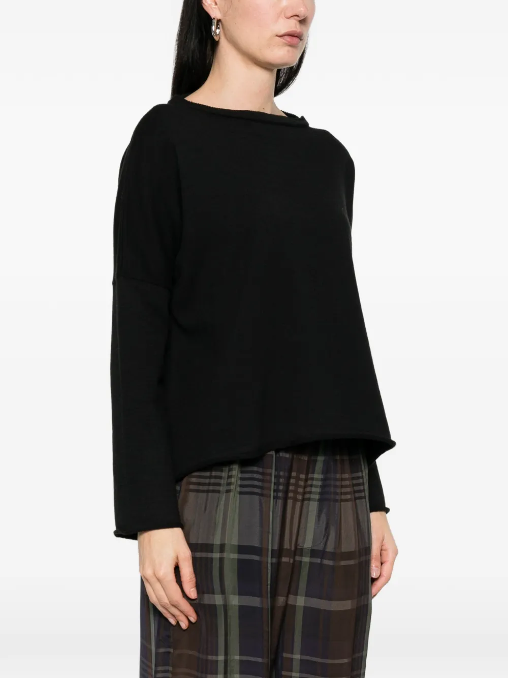  Beyou Long-sleeve Sweater - Black 