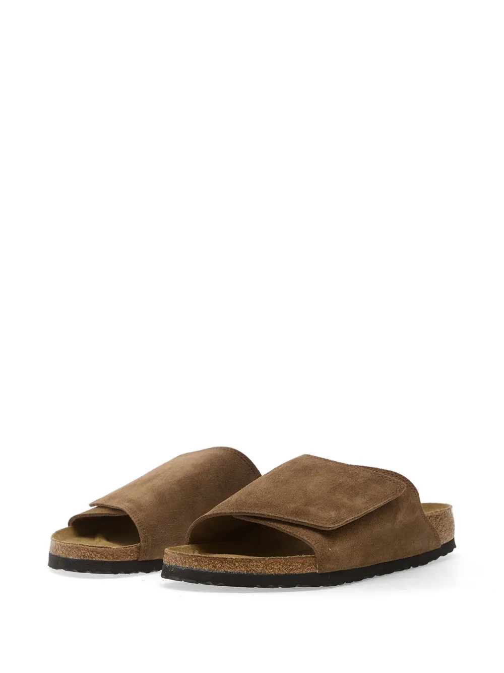 Birkenstock Solana VL suède sandalen Bruin