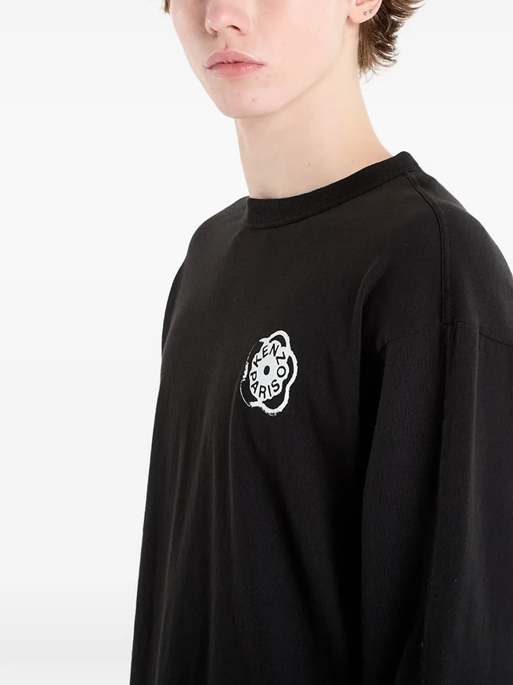 Kenzo Boke Flower 2.0 T-shirt met lange mouwen Zwart
