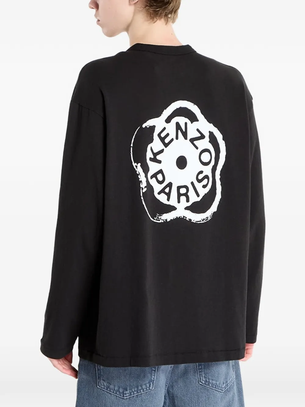 Kenzo Boke Flower 2.0 T-shirt met lange mouwen Zwart