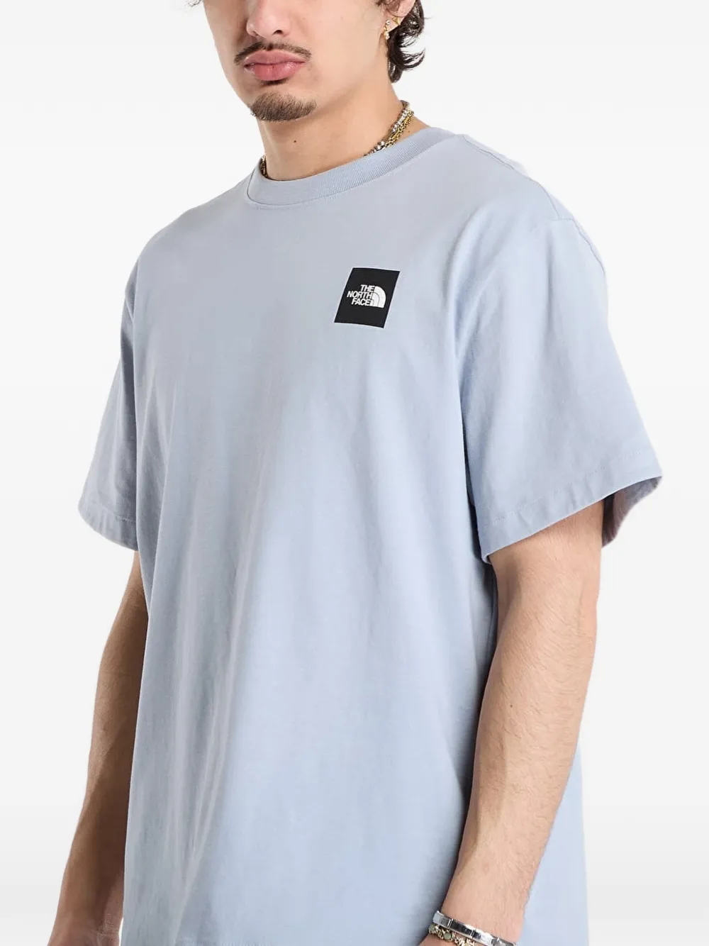 The North Face T-shirt met fotoprint Blauw