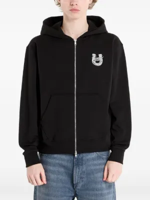 OUR LEGACY Rascal zip-up Hoodie | Black | FARFETCH IN