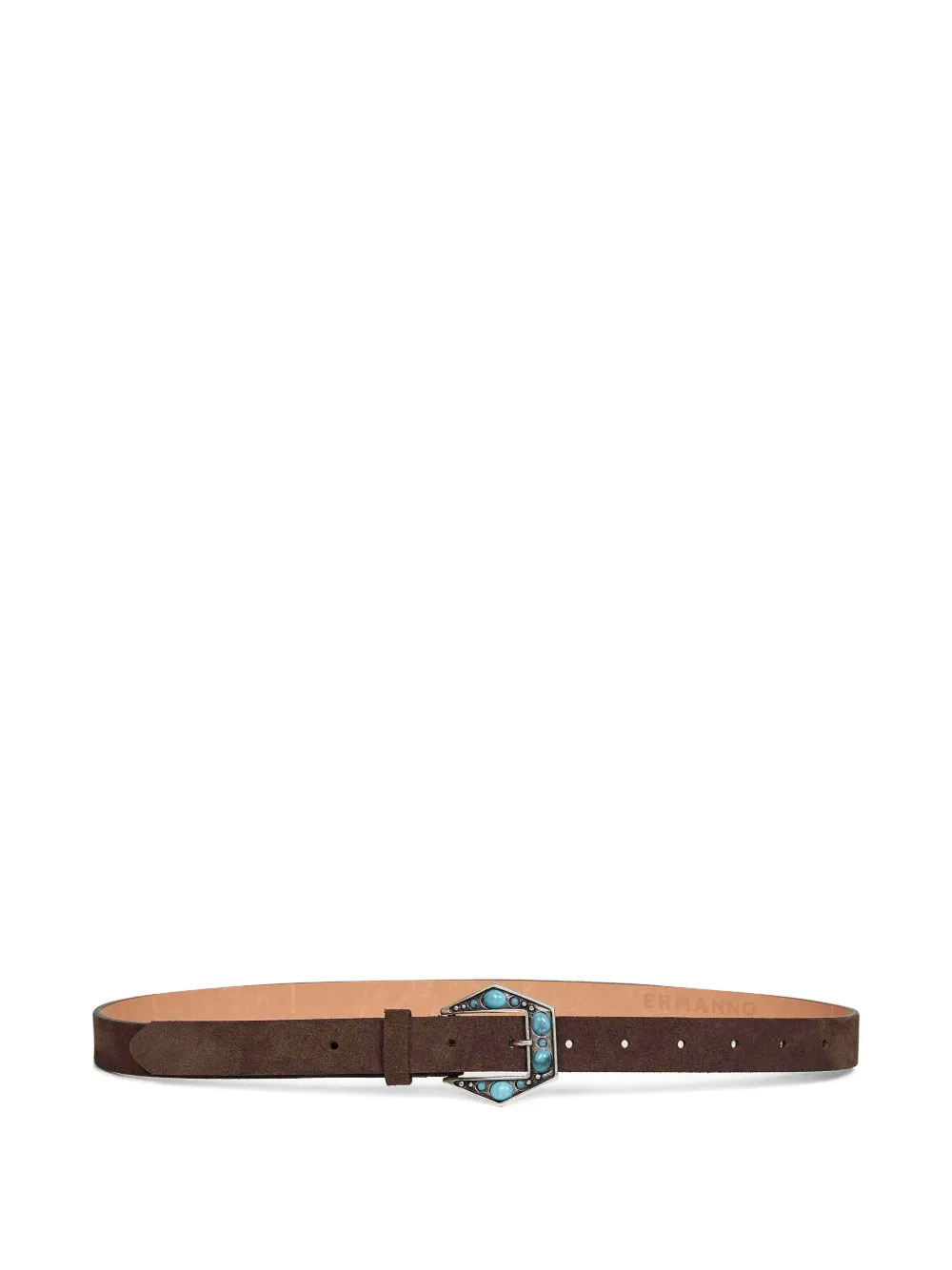 ERMANNO FIRENZE suede belt - Marrone
