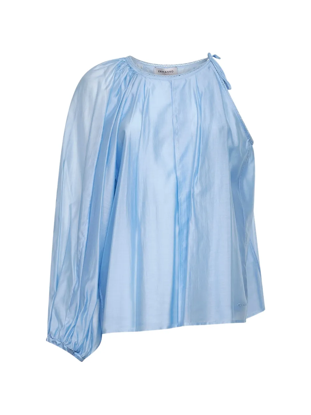 ERMANNO FIRENZE one-shoulder blouse - Blu