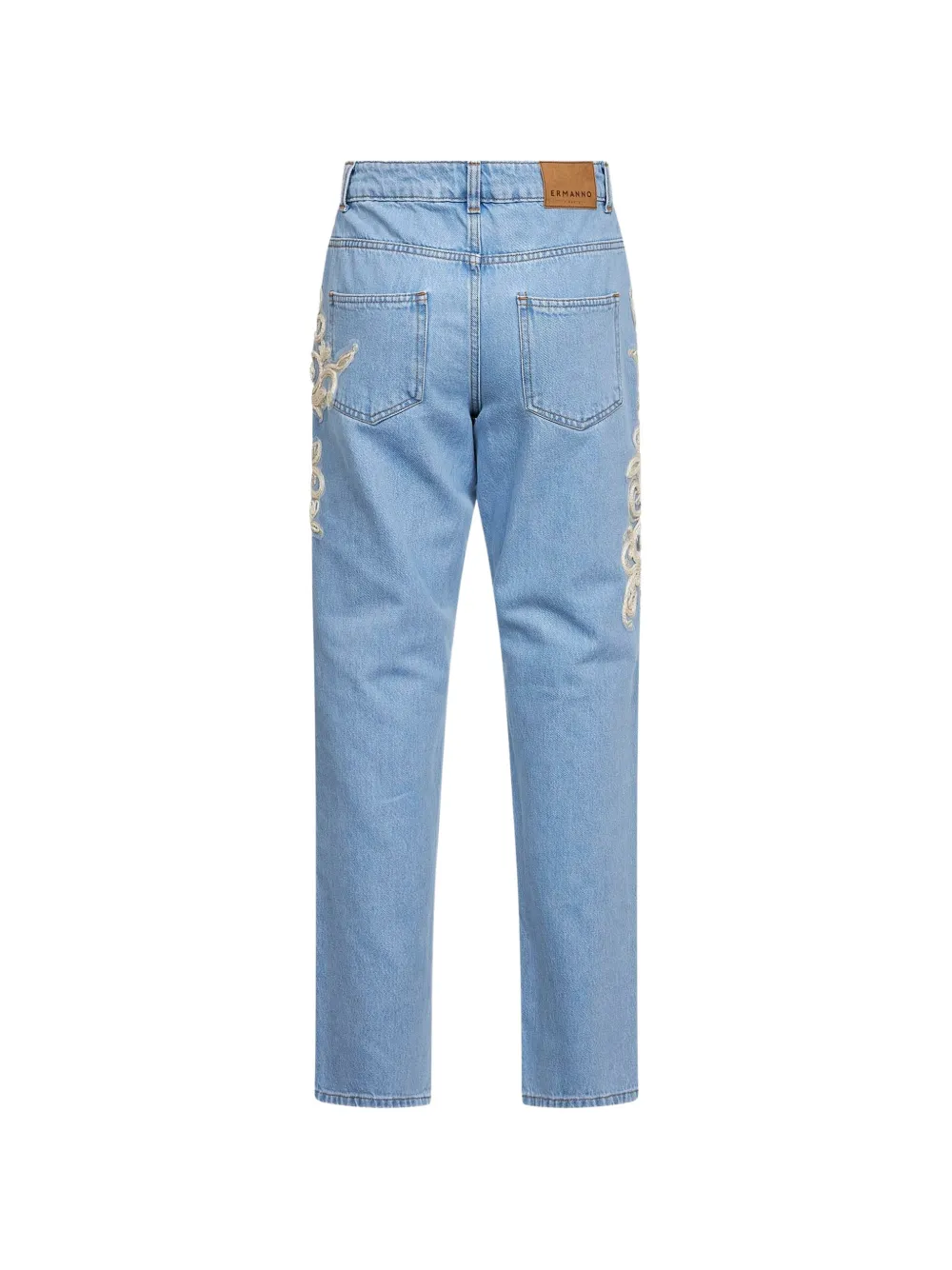 ERMANNO FIRENZE Jeans met vijf zakken Blauw