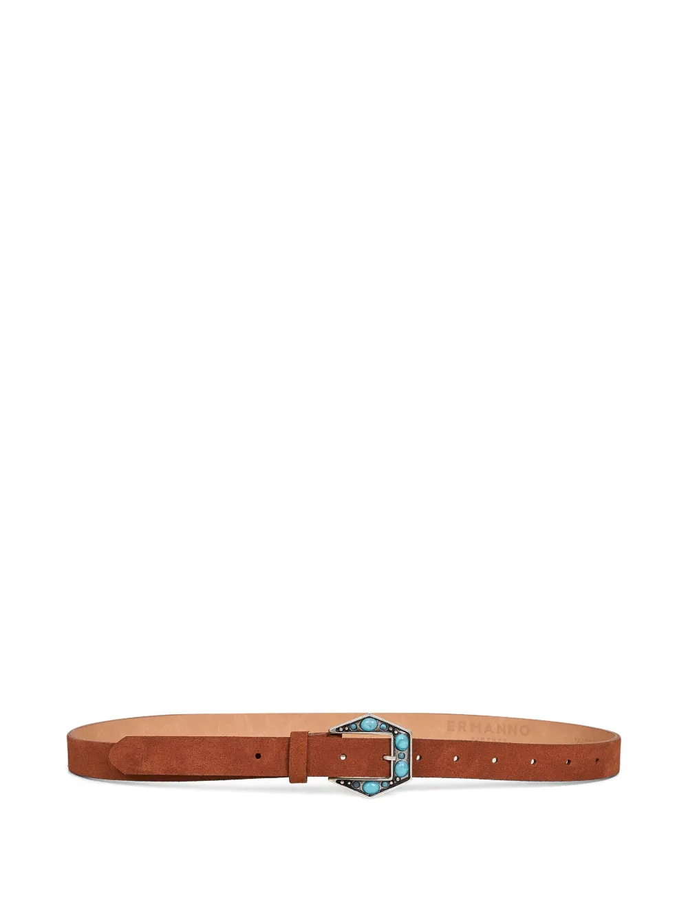 ERMANNO FIRENZE suede belt - Marrone