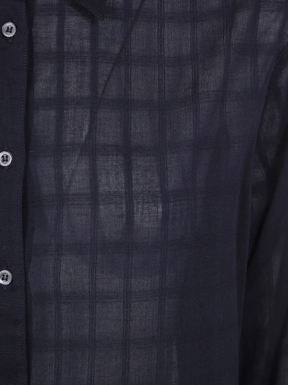  Aspesi Camisa A Cuadros - Azul 