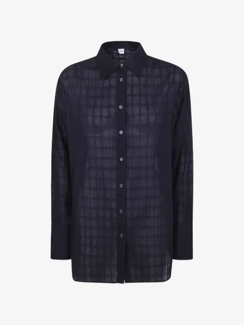 ASPESI camisa con cuadros estampados
