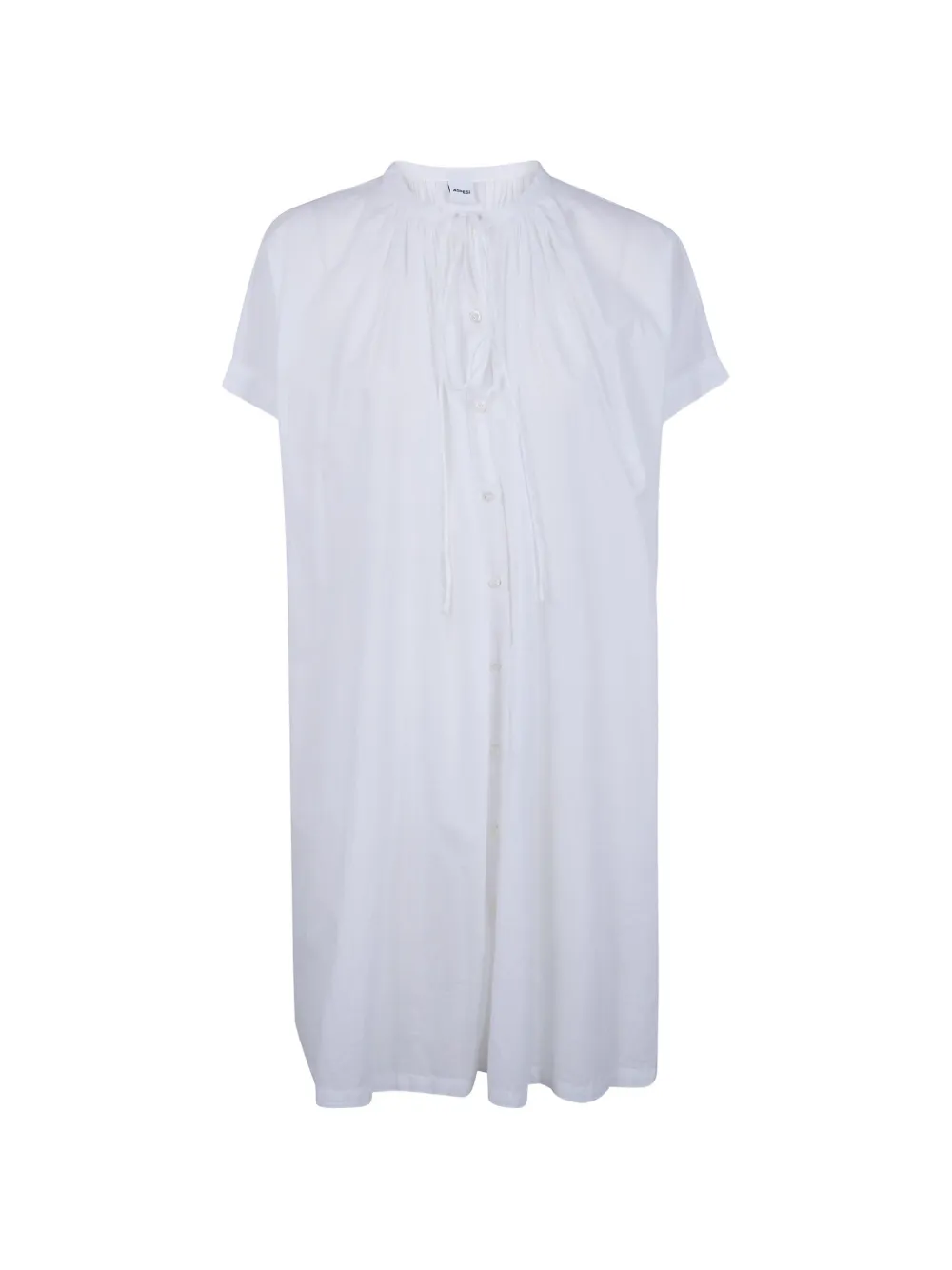 ASPESI drawstring shirt dress - Bianco