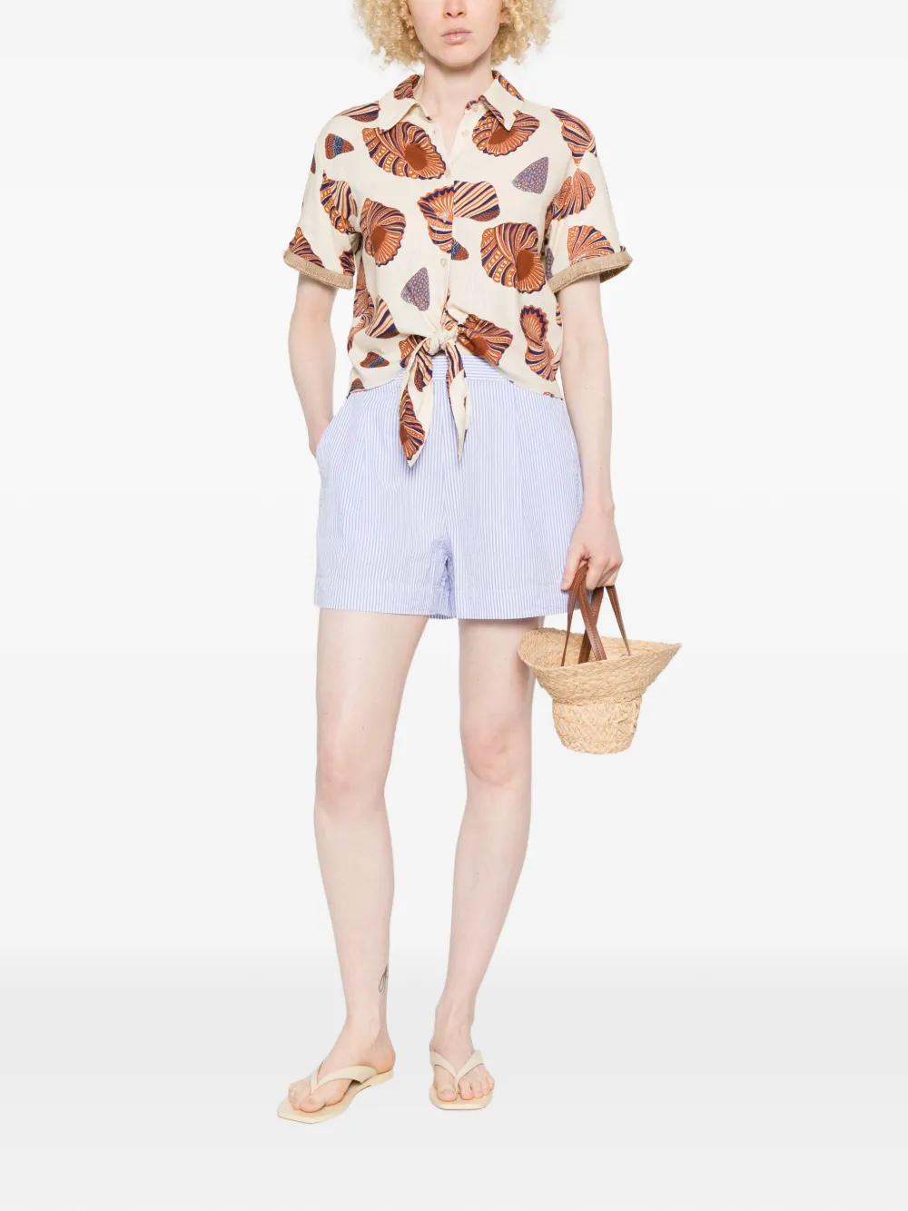 Amani Striped Shorts
