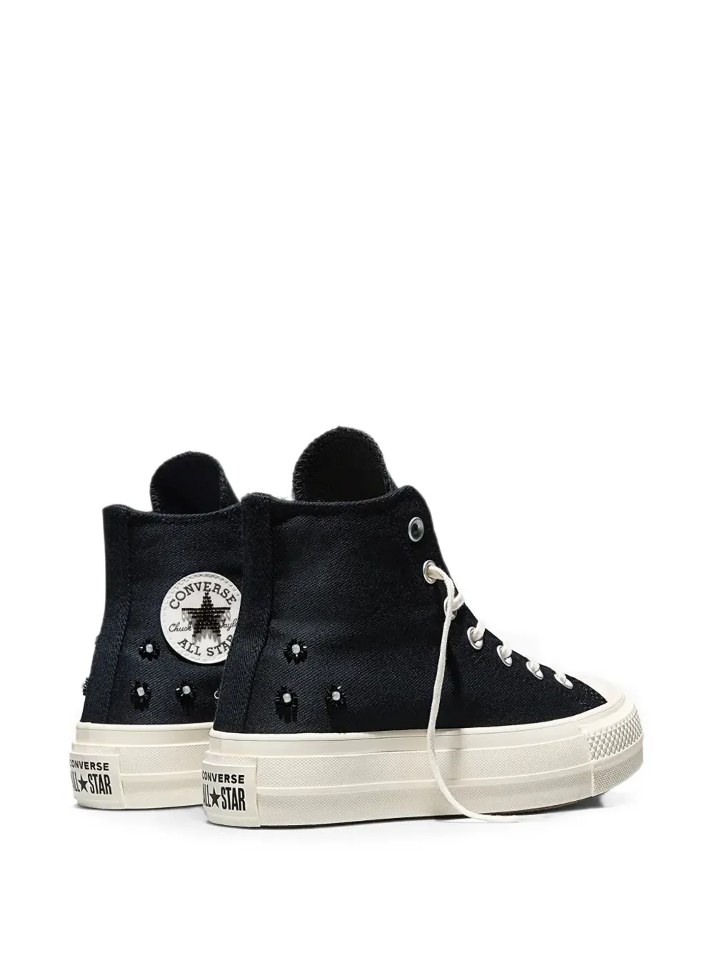 Converse Chuck Taylor All Star Lift Platform Beads sneakers Zwart
