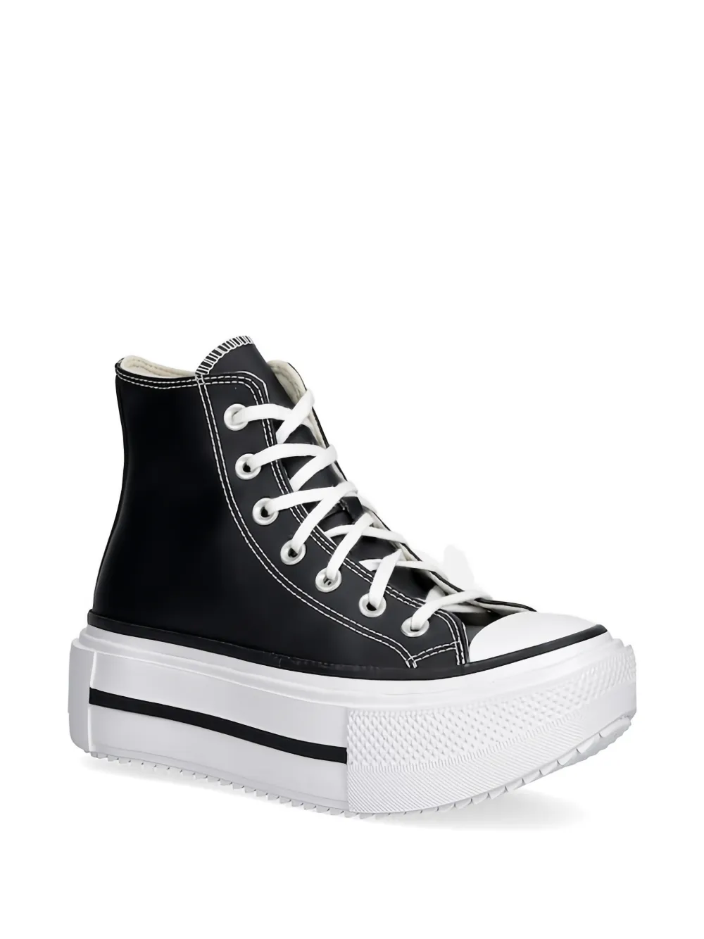 Converse Chuck Taylor All Star Lift Double Stack hi-top sneakers Zwart