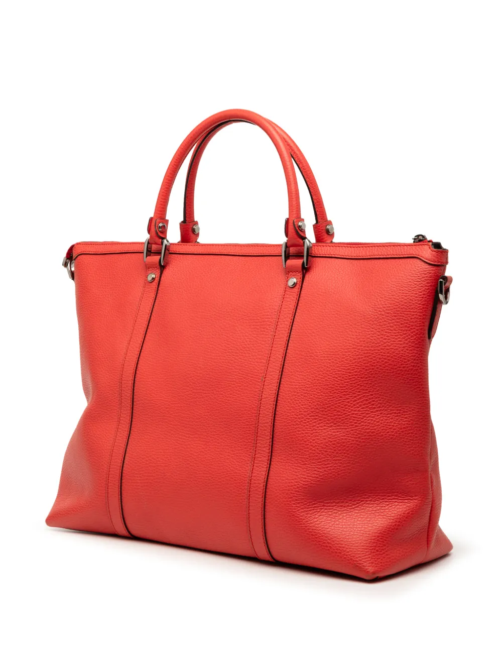 2000-2015 Leather Gg Charm Satchel