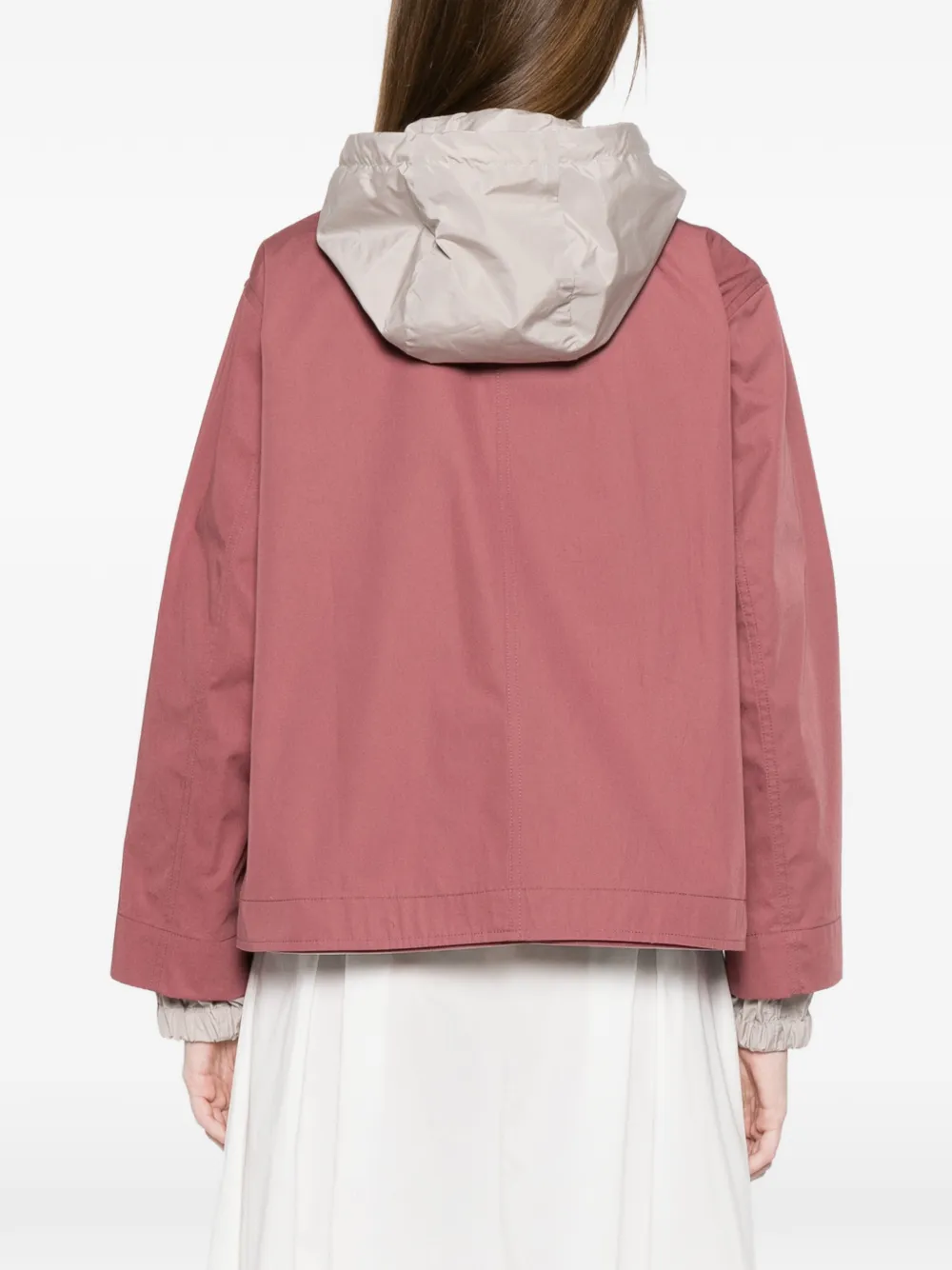 Herno Jack met capuchon en zak Roze