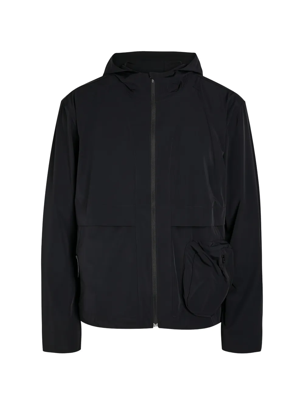 Literary Sport Ashbery hooded running jacket – Black
