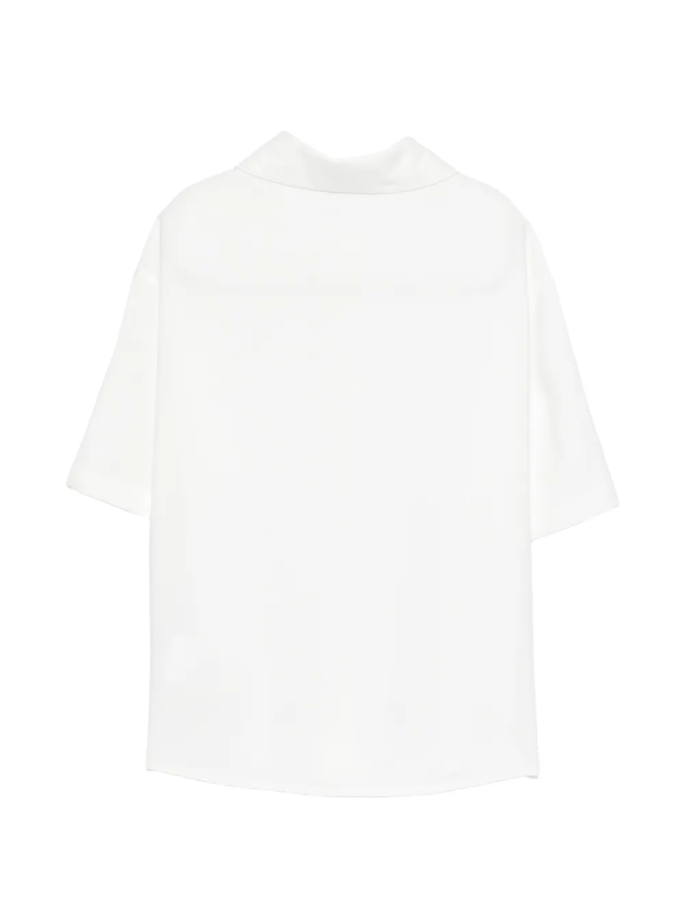 Paolo Pecora Kids T-shirt met borstzak Wit