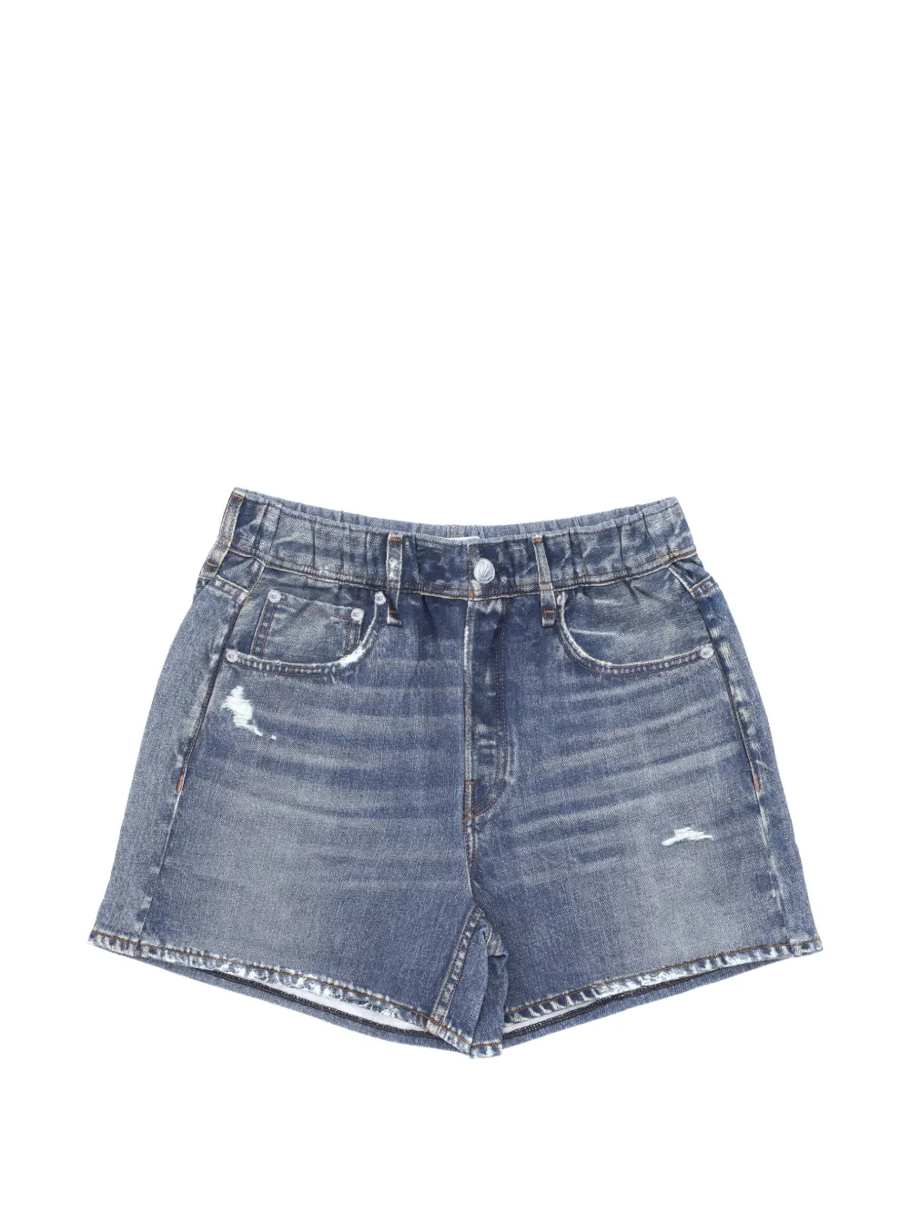 rag & bone distressed pocket shorts - Blu