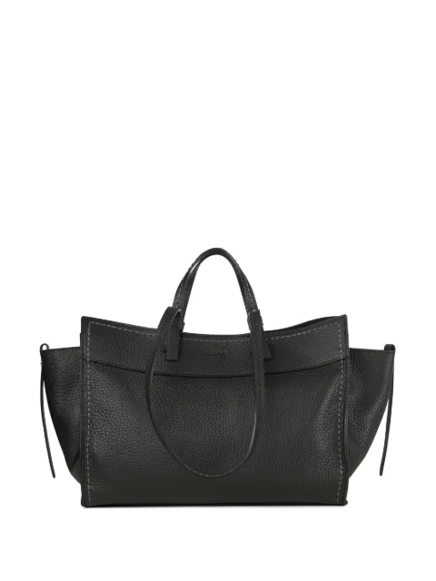 VISONA` leather tote bag