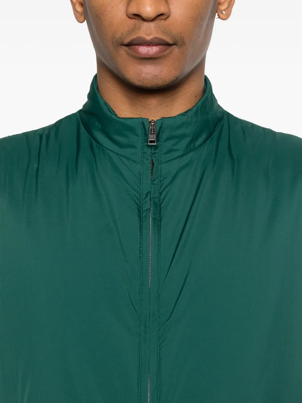 Herno Bodywarmer met rits Groen