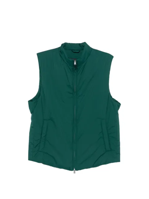 Herno zip sleeveless gilet