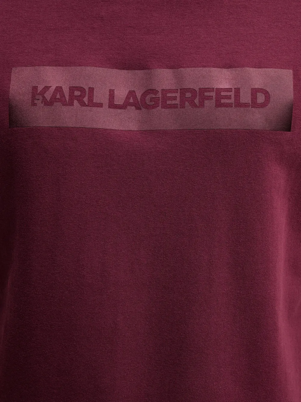Karl Lagerfeld T-shirt met logoprint Rood