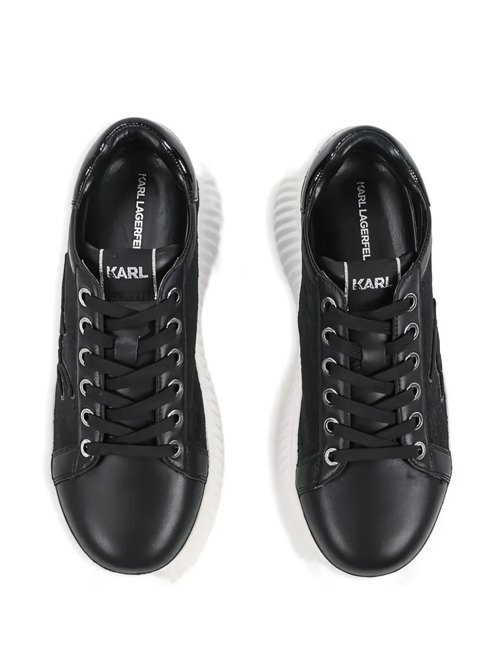 Karl Lagerfeld platform sneakers Zwart