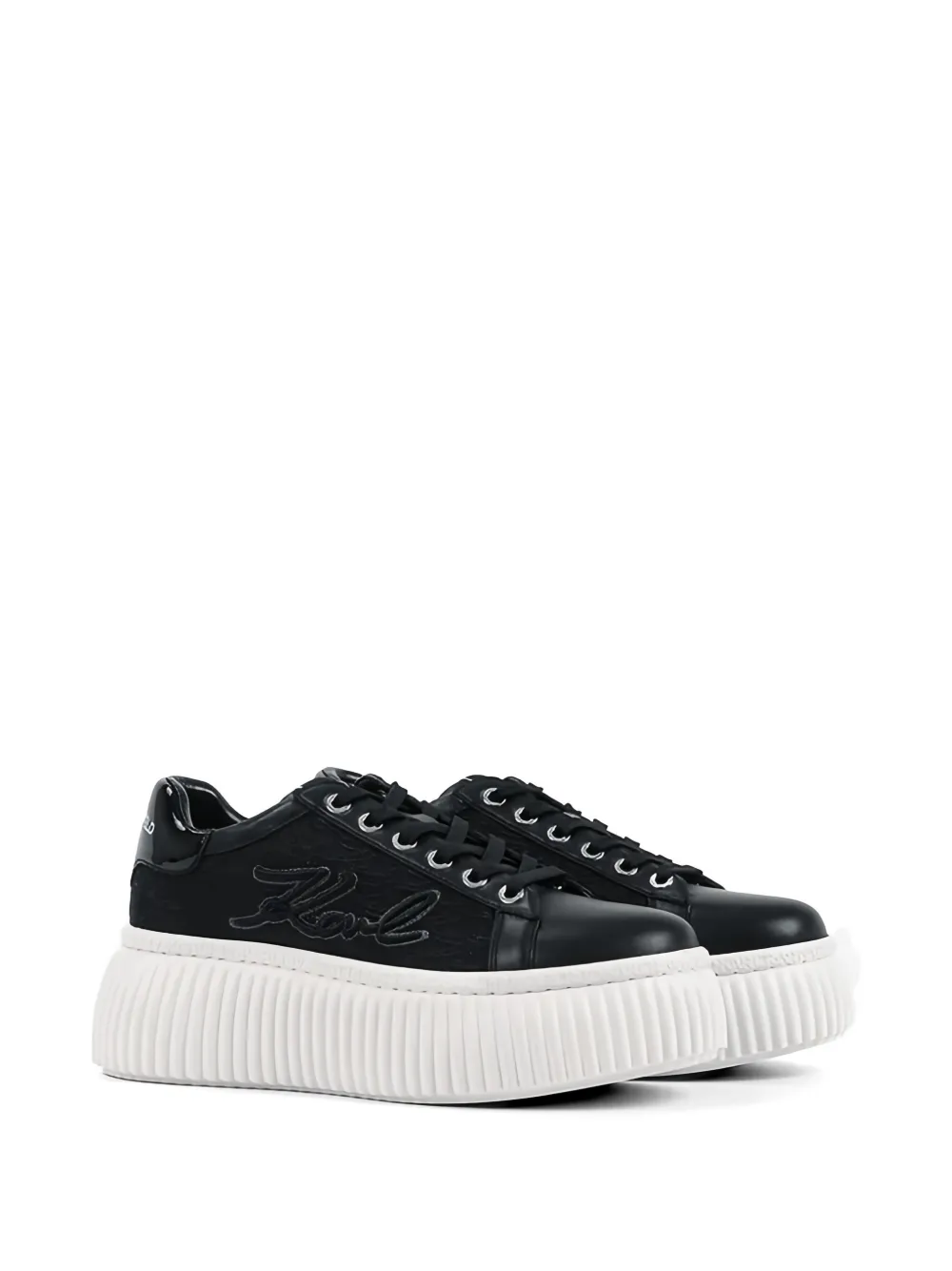 Karl Lagerfeld platform sneakers Zwart