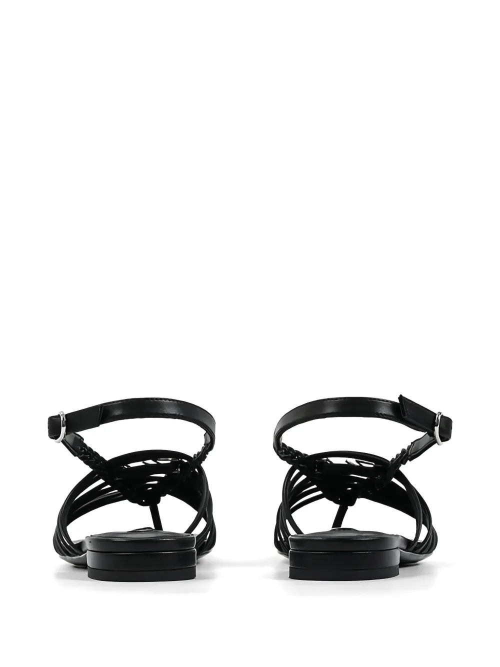 Karl Lagerfeld Alisso II braided sandals Zwart