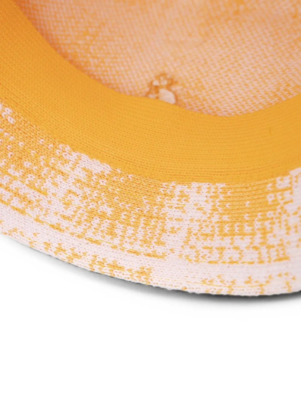 Kangol Hoed met patroon en logo Geel