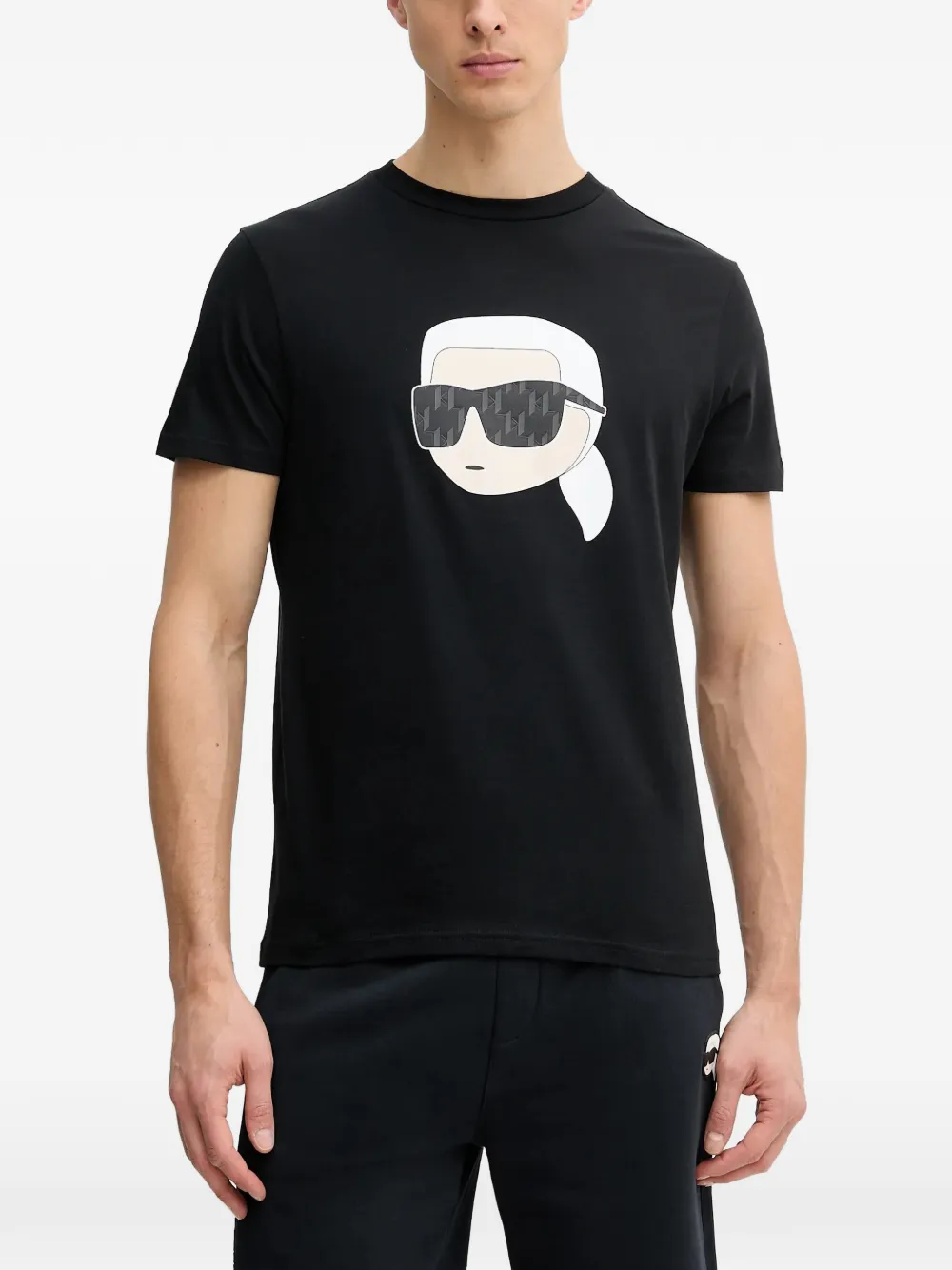 Karl Lagerfeld graphic T-shirt - Nero