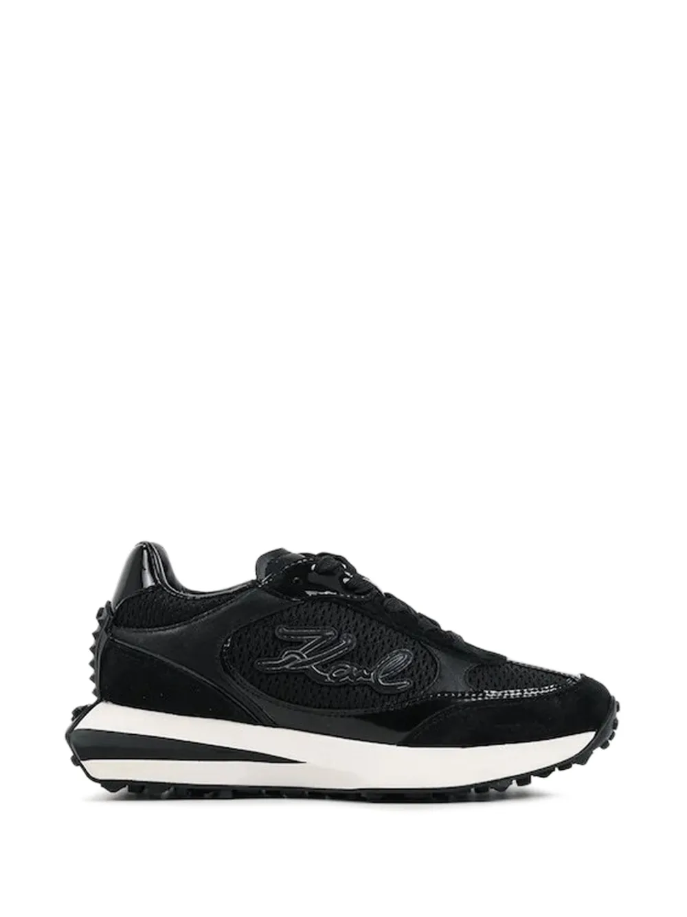 Karl Lagerfeld Zone logo sneakers Zwart